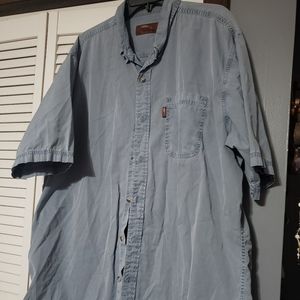 Bob Timberlake Mens Short Sleeve Button Up XL